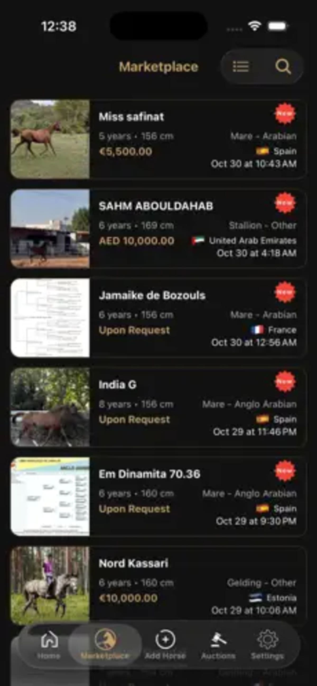 Screenshot of Namoos App – Cross-Platform Mobile App — Built and published a cross-platform mobile application available on both the Ap