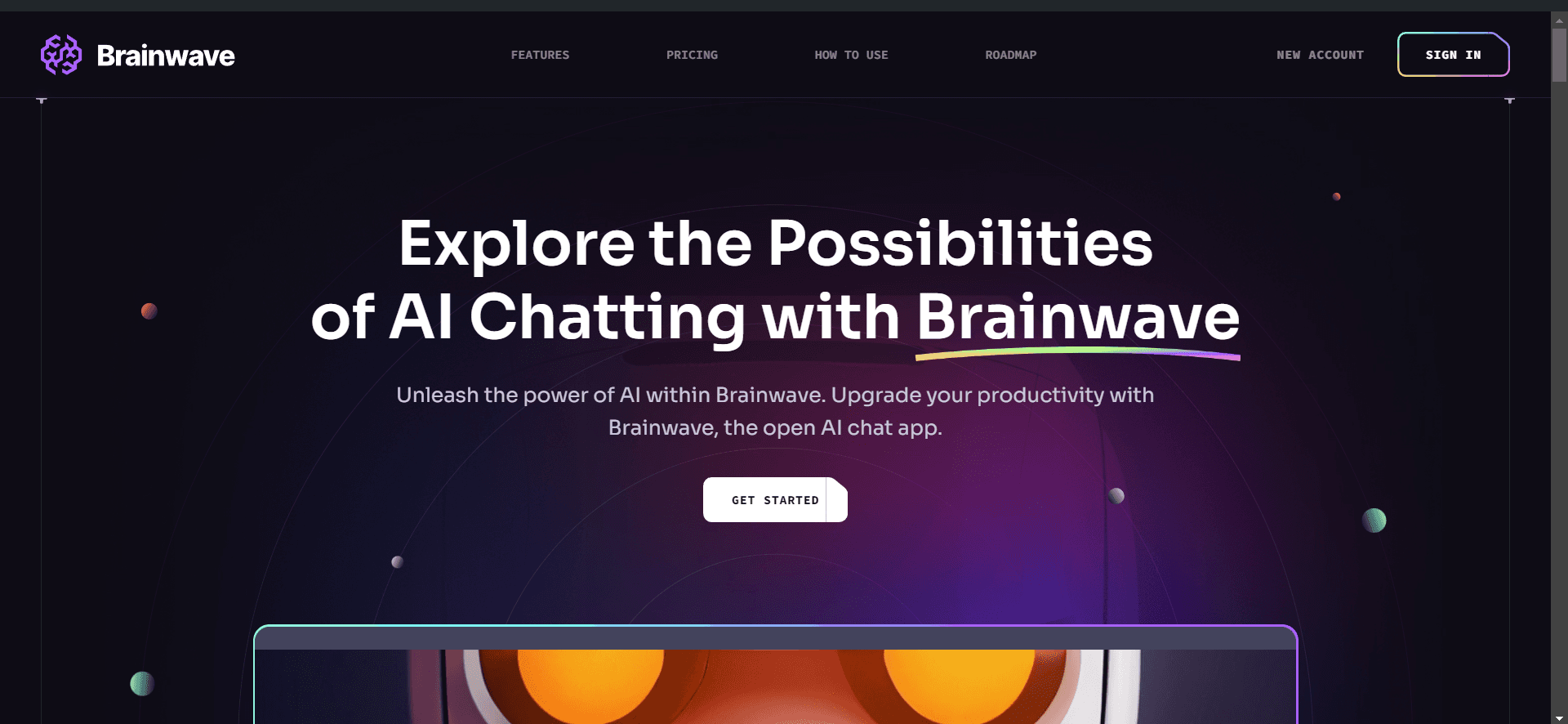 Screenshot of Brainwave — Brainwave — A modern and interactive landing page built from scratch using React